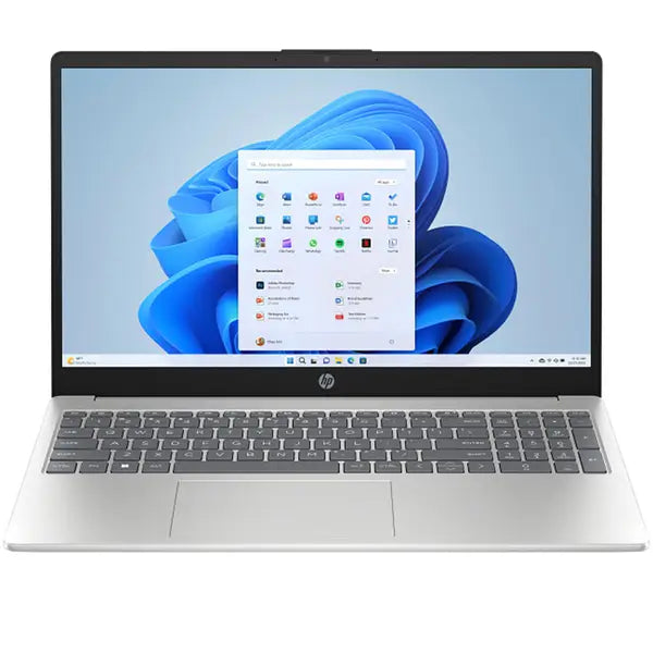 HP (2025) Laptop – 13th Gen / Intel Core i5-1334U / 15.6inch FHD / 512GB SSD / 16GB RAM / Shared Intel Iris Xe Graphics / Windows 11 Home / English & Arabic Keyboard / Natural Silver / Middle East Version – [15-FD0213NE]